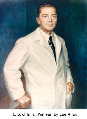 Portrait of C. S. O'Brien painted by Lee Allen