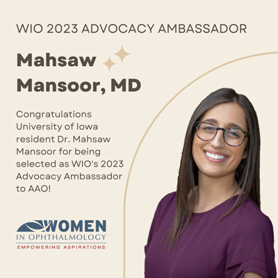 Mahsaw Mansoor, MD - 2023 Advocacy Ambassador