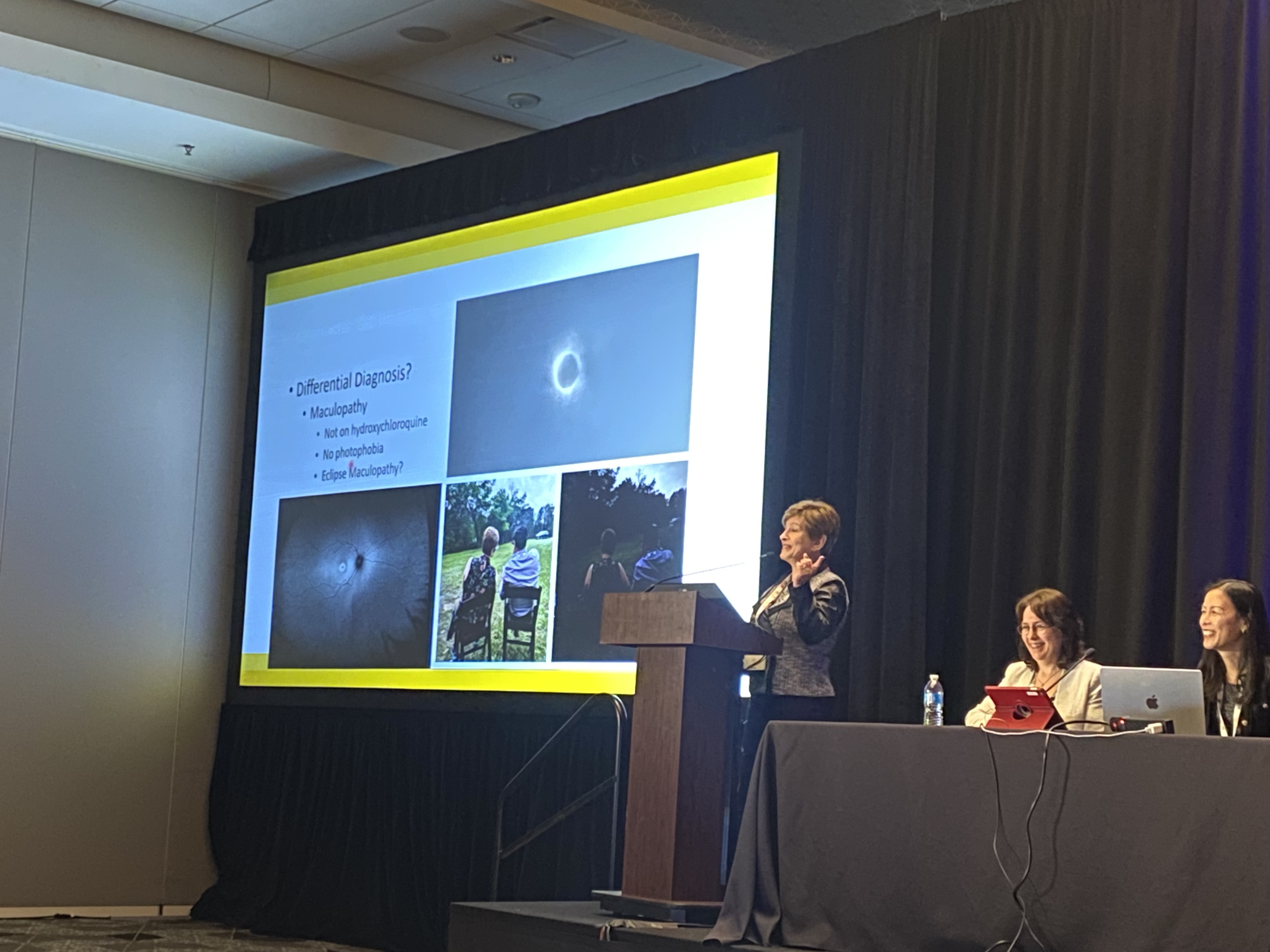 Arlene Drack, MD, presenting at AAPOS Annual Meeting