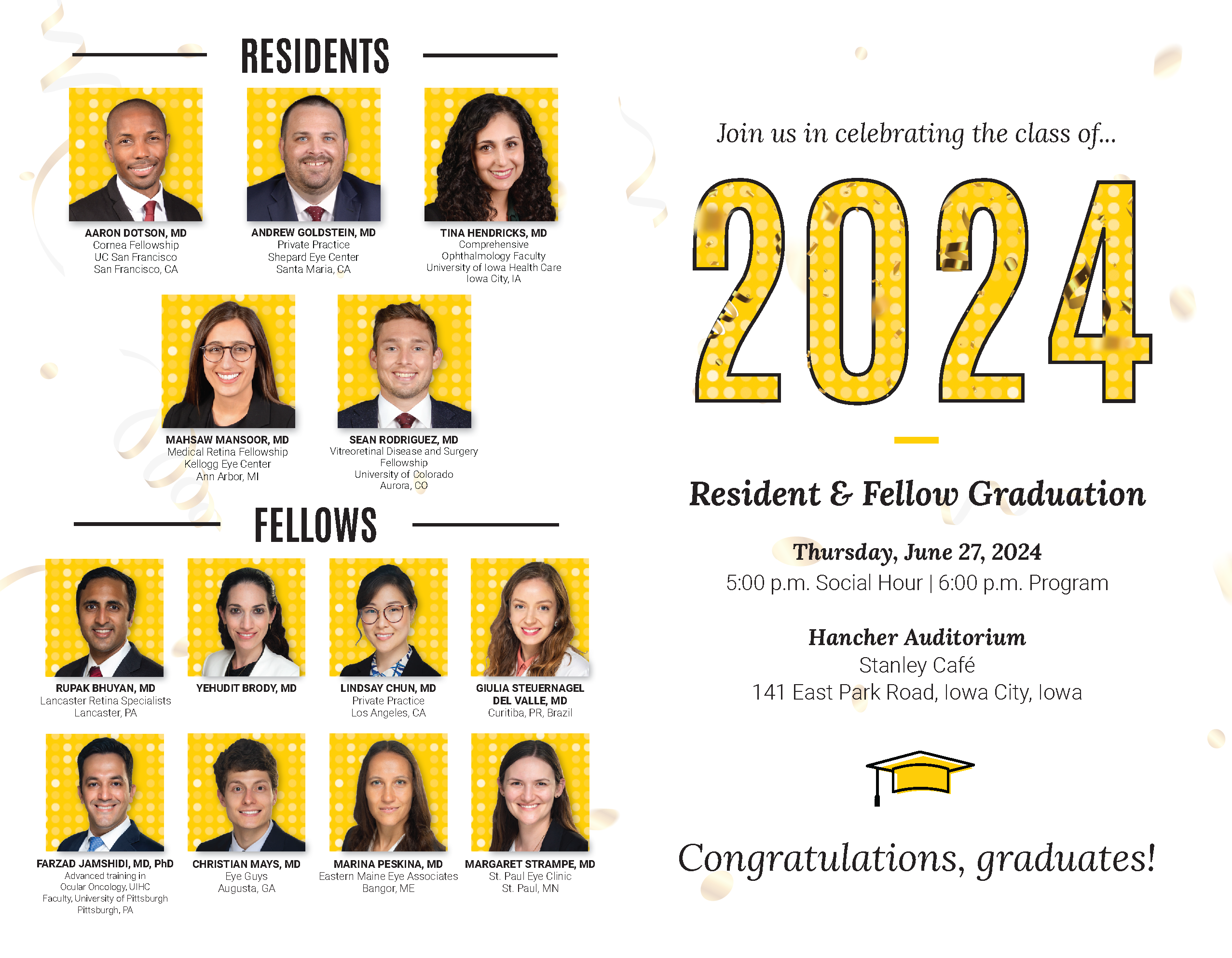 2024 graduation program