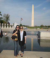 Drs. Hong and Rogers sightseeing